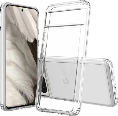 Produktbild von Hülle für Google Pixel 8 Handy Case Hybrid Silikon Bumper Schutzhülle Cover Klar