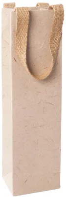 Produktbild von sigel Flaschentüte "Natural Red Coco" beige/rot