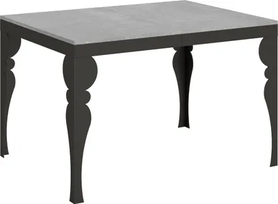 Produktbild von Ausziehbarer Tisch 90x120/224 cm Paxon Evolution Cement Anthrazit Gestell