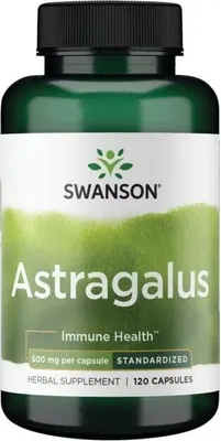 Produktbild von Astragalus - Standardisiert 500 mg 120 Kapseln Swanson Health Products