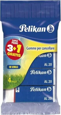 Image de Pelikan AL 20 gomme à effacer Blanc 4 pièce(s)