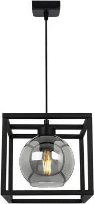 Productafbeelding van Moderne Hanglamp voor Woonkamer, Slaapkamer en Keuken - Verstelbare E27 Pendellamp van Metaal en Glas