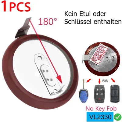 Produktbild von Kompatibel mit Panasonic VL2330/HFN CMOS Backup Batterie Lithium Akku 3V