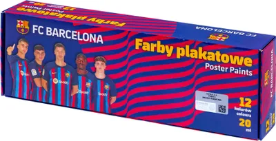 Obrázek produktu pro Barvy na plakáty 12 barev 20 ml FC Barcelona Astra