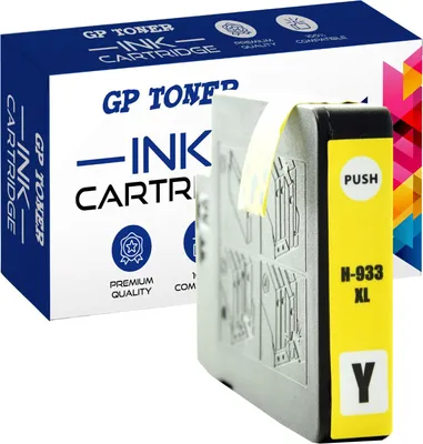Produktbild von Tinten Patronen für HP 932XL 933 XL OfficeJet 6100 6600 6700 7110 7510 7600 7610 7612 - Gelb