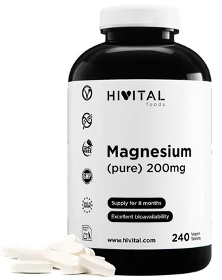 Zdjęcie produktu dla Magnez 200 mg (cytrynian magnezu) | 240 wegańskich tabletek
