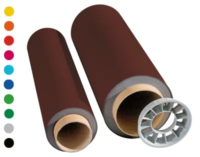 Produktbild von COROPOL Magnetfolie mit Beschichtung, weiß oder farbig