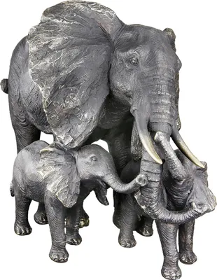 Imagen del producto de Figura decorativa, elefante, resina sintética, color , unidad de venta: 1, longitud: 18,5 cm, anchura: 39,5 cm, altura: 26,5 cm. Código: 51971. Número de artículo: 4063387519714