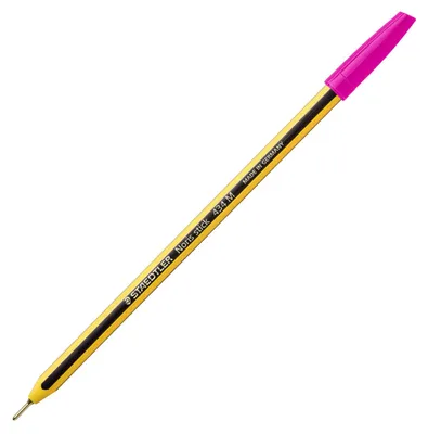 Obrázek produktu pro Kuličkové pero Staedtler Noris Stick 434, magenta, hrot 1,0 mm, balení po 10 kusech