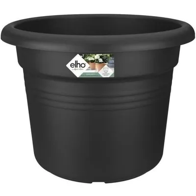 Productafbeelding van Bloempot Green basics cilinder 40 cm levend zwart elho