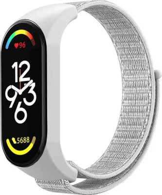 Produktbild von Strap-it Xiaomi Mi Band 7 Nylonarmband (Muschel)