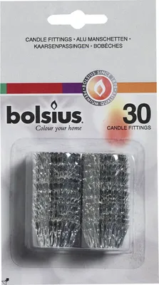 Produktbild von Bolsius Alu Manschetten 30 Stück