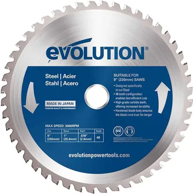 Immagine prodotto di Lama Evolution 230 mm / 48 denti in acciaio TCT Widia per motosega