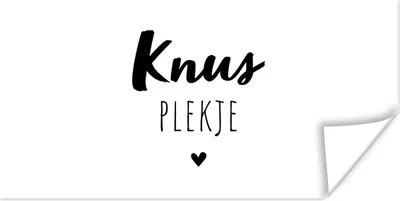 Produktbild von MuchoWow® Poster Zitate - Gemütliches Plätzchen - Garten - Text 160x80 cm - Foto Poster