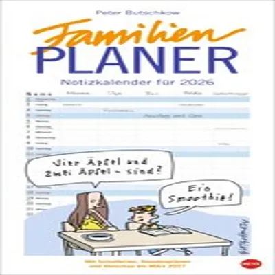 Produktbild von Peter Butschkow: Familienplaner 2026