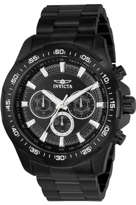 Produktbild von Invicta Speedway 22785 Herrenuhr - Quarzwerk - Edelstahl mit schwarzem Zifferblatt - 48 mm