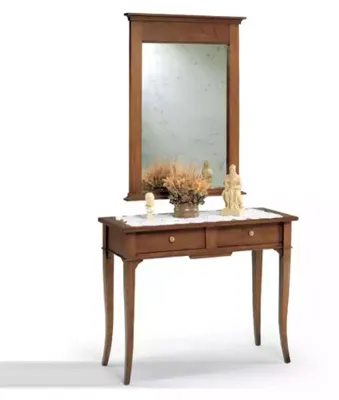 Immagine prodotto di Consolle Tavolo Mobili Set Consolle in legno con specchio Lusso Classico