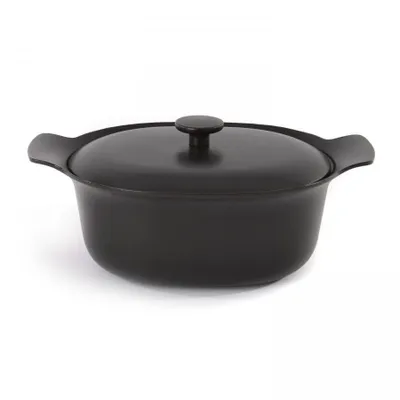 Obrázek produktu pro BergHOFF 3900039, 5,2 l, Černá, Litina, Smalt, Keramický, Plyn, Halogen, Indukční, Černá
