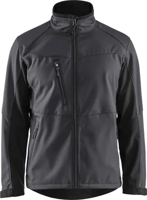 Image de Blakläder® Veste Softshell gris moyen/noir 4950 2516, Couleur:gris moyen/noir, Taille:S