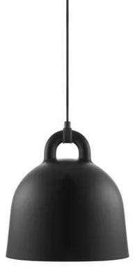 Zdjęcie produktu dla Lampa wisząca, aluminium, czarna, 37x35 cm