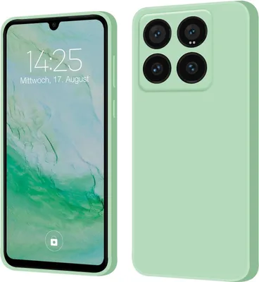 Produktbild von Hülle für Xiaomi 14 Pro Case Cover Bumper Silikon Softgrip Schutzhülle Farbe: Türkis