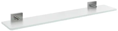 Produktbild von Sapho X-SQUARE Glasablage 600mm, Chrom/Milchglas