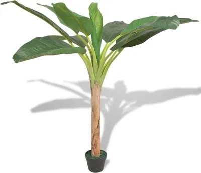 Produktbild von Künstlicher Bananenbaum mit Topf 150 cm Grün