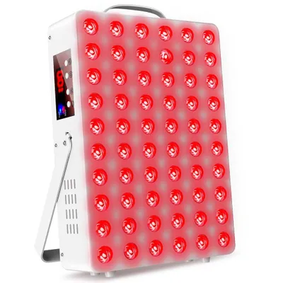 Produktbild von LED Rotlichttherapiegerät, 60 Dual-Chip LEDs, 660 nm & 850 nm Nahinfrarot, 150 W, für Gesicht und Körper, ideal für den Heimgebrauch