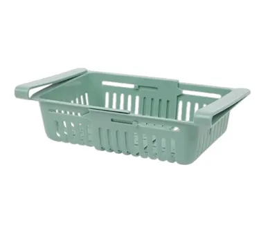 Produktbild von Kühlschrank Organizer Universal Zusatz Schublade Eierbehälter Gemüseschale Fach Grün