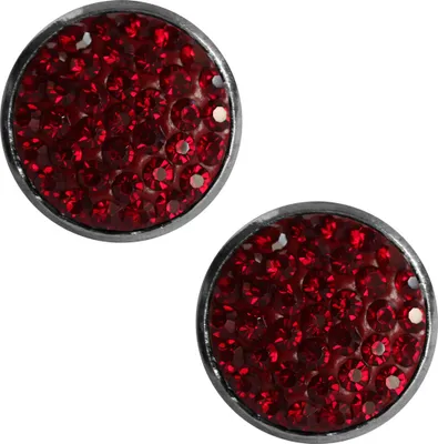 Produktbild von Kristalliner Modeschmuck Ohrstecker in verschiedenen Farben Farbe - Rot