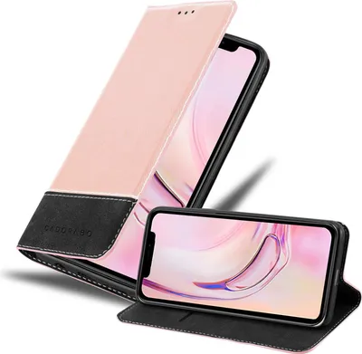 Produktbild von Cadorabo Hülle für Apple iPhone 13 PRO MAX Schutzhülle in Rosa SHandyhülle Book Case Etui Kunstleder