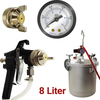 Produktbild von Bituxx Druckluft Farbsprühgerät 8L MS-19632