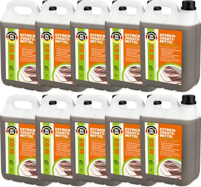 Produktbild von Estrichzusatzmittel 50L für Fußbodenheizung Heizestrichen Beton Plastifizierer Heizsysteme M03