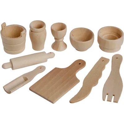 Produktbild von Creativ Company Holzküchenutensilien, 50dlg.