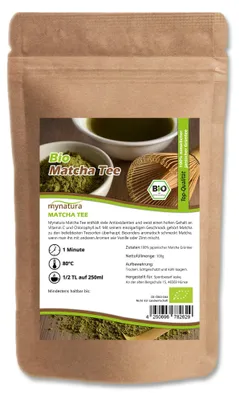 Produktbild von Mynatura  Matchapulver – 100g - 1 Beutel