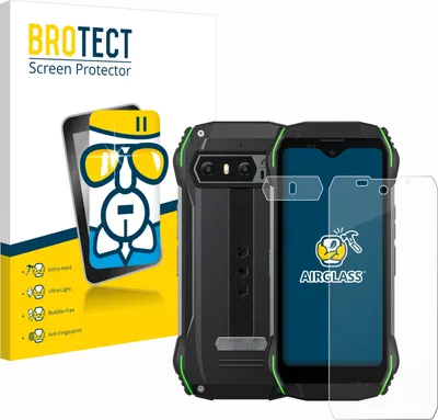 Produktbild von BROTECT Schutzglas für Blackview N6000 (Display+Kamera) Schutzfolie Panzer Folie Glas Display Schutz klar