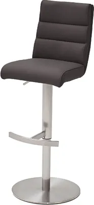 Produktbild von Barhocker Giulia B Barstuhl Leder Anthrazit