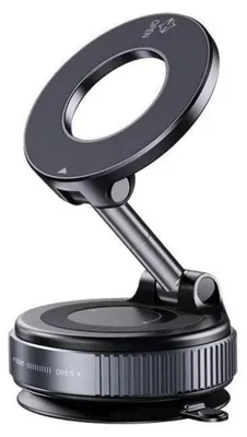Produktbild von INF Magnetische Auto-Handyhalterung ABS N52 Magnet 360 Grad 15cm Schwarz
