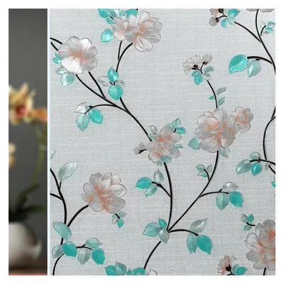 Zdjęcie produktu dla Folia okienna zapewniająca prywatność - dekoracyjna i łatwa do usunięcia - 45 x 100 cm