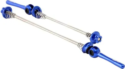 Productafbeelding van MSc Ultralight titanium snelspannerset, blauw/zilver. Eén maat