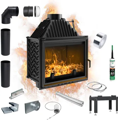 Immagine prodotto di Inserto per caminetto in ghisa KRATKI AMELIA 21 kW Ø 200