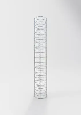 Obrázek produktu pro Gabionový sloup kulatý průměr 27 cm, výška 160 cm, velikost ok 5 cm x 5 cm