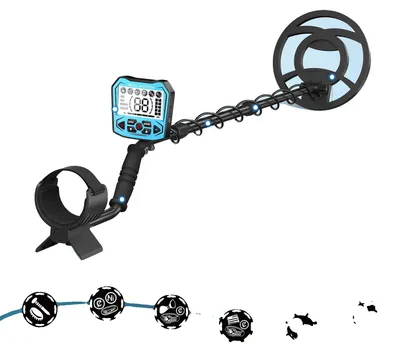 Immagine prodotto di Metal detector, 5 modalità di rilevamento, impermeabile IP68, modello A