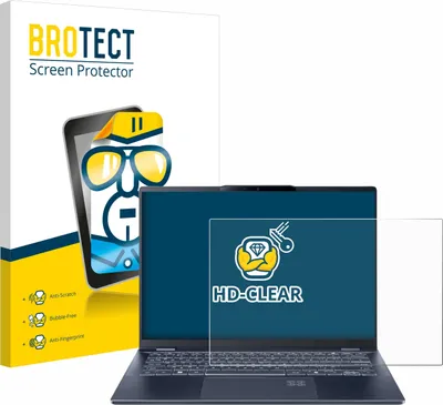 Produktbild von Für Acer Swift 14 AI OLED Schutzfolie BROTECT Displayschutz Display Schutz Folie Klar Transparent