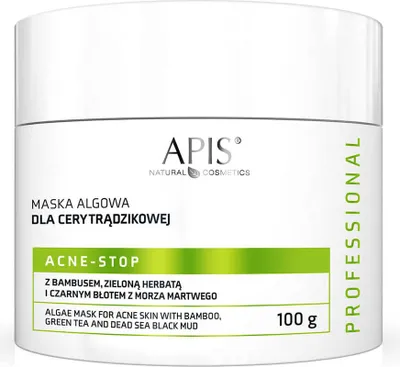 Produktbild von APIS Acne-Stop Algenmaske für zu Akne neigende Haut 100 g