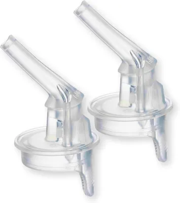 Produktbild von Silikonstrohhalme für Trinkflaschen mit Strohhalm aus Tritan – Set mit 2 Ersatzstrohhalmen – Passend für b.box Trinkflaschen mit Strohhalm aus Tritan, 450 ml und 600 ml