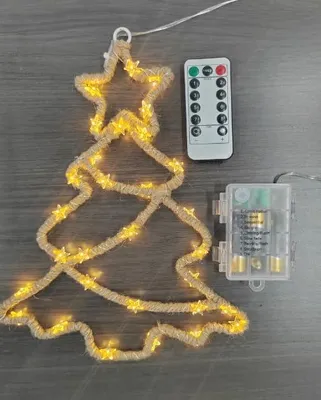 Image de Guirlande lumineuse pour sapin de Noël, 2 pièces