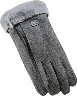 Produktbild von Damen-Winterhandschuhe, fleecegefüttert, Touchscreen-Handschuhe, verdickt, warm, winddicht, volle Finger, für Outdoor-Sportarten wie Radfahren und Autofahren