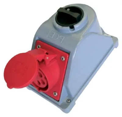 Produktbild von Feste Steckdose mit Schalter 0-1 32A 4P 400V IP44 COMBOPOL PCE 96062440W