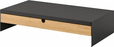 Produktbild von IKEA ELLOVEN Monitorständer mit Schublade Monitorerhöhung Schreibtischaufsatz - Schwarz